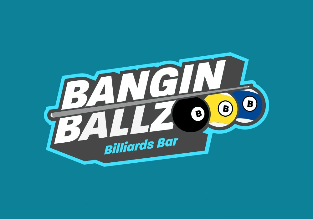 Bangin Ballz Billiards Bar Logo